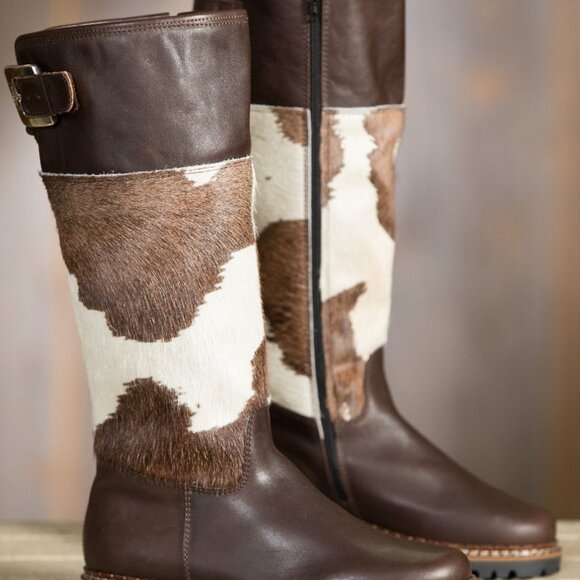 Ammann Bern cowhide and lambskin boots size 41 US 9.5 - Picture 1 of 5